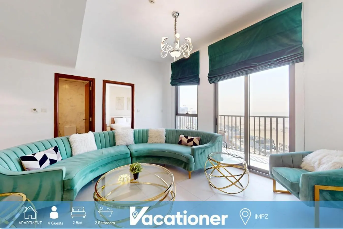 Afnan - Classy Two Bedroom With City Views In Impz Dubái
